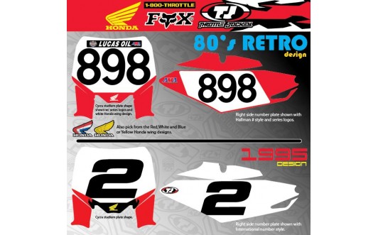 HONDA RETRO REPLICA BACKGROUNDS