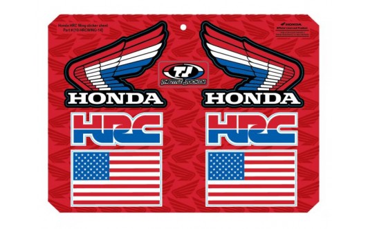 HONDA HRC STICKER SHEET