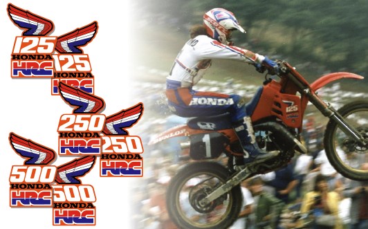 1987 TEAM HONDA SHROUD DECALS