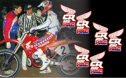 1988 TEAM HONDA SHROUD DECALS