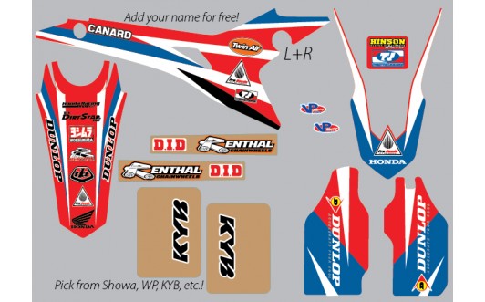 2016 TEAM HONDA HRC GRAPHIC PIECES