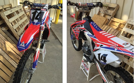 U.S.A. TEAM HONDA HRC KIT+SEAT COVER