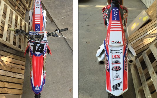 U.S.A. TEAM HONDA HRC KIT+SEAT COVER