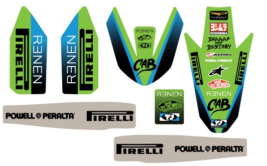 KAWASAKI CAB GRAPHICS