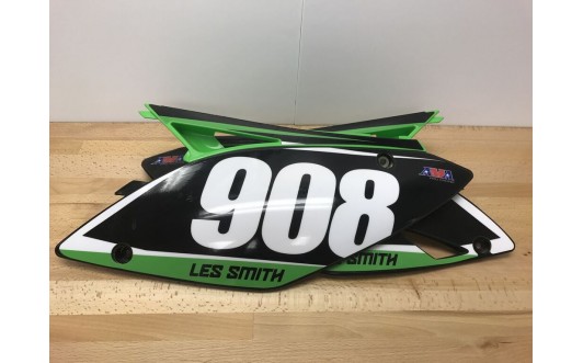 Kawasaki SIDE NUMBER PLATE PLASTIC