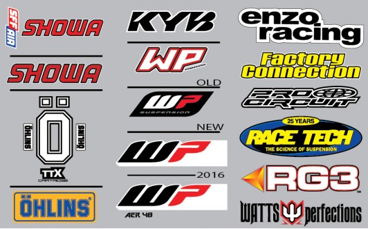 CARBON FORK LEG DECALS