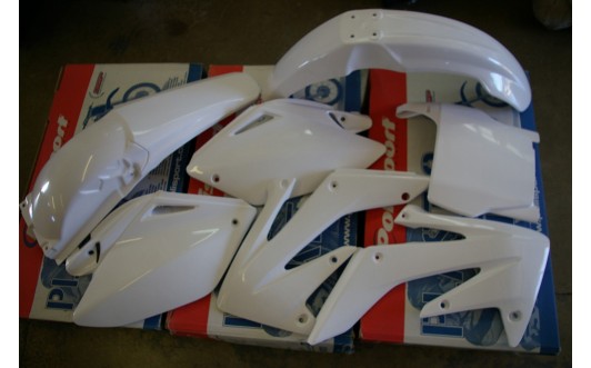 '05, '06 CRF 450R HONDA WHITE PLASTIC KIT