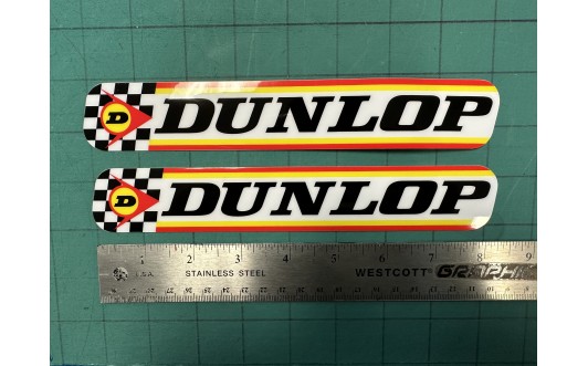 DUNLOP RETRO CHECK DECAL SET