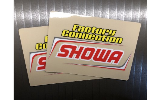 FACT. CONN. SHOWA FORK DECALS