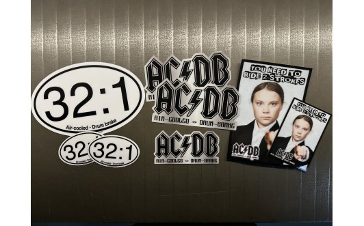 AIR COOLED DRUM BRAKE DECAL PACK