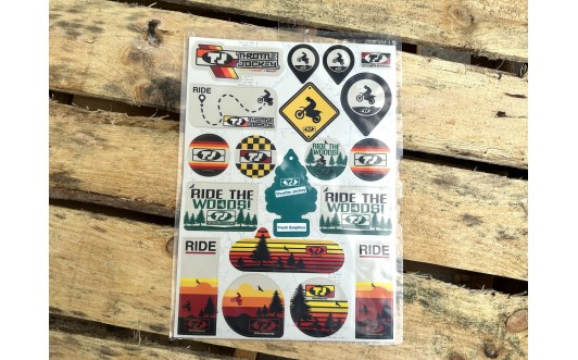 RIDE T.J. Sticker Sheet