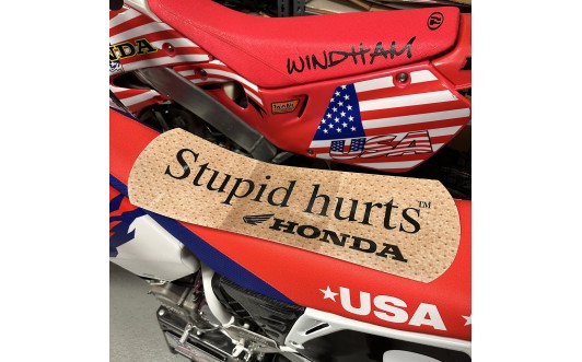 Honda STUPID HURTS Large Sticker